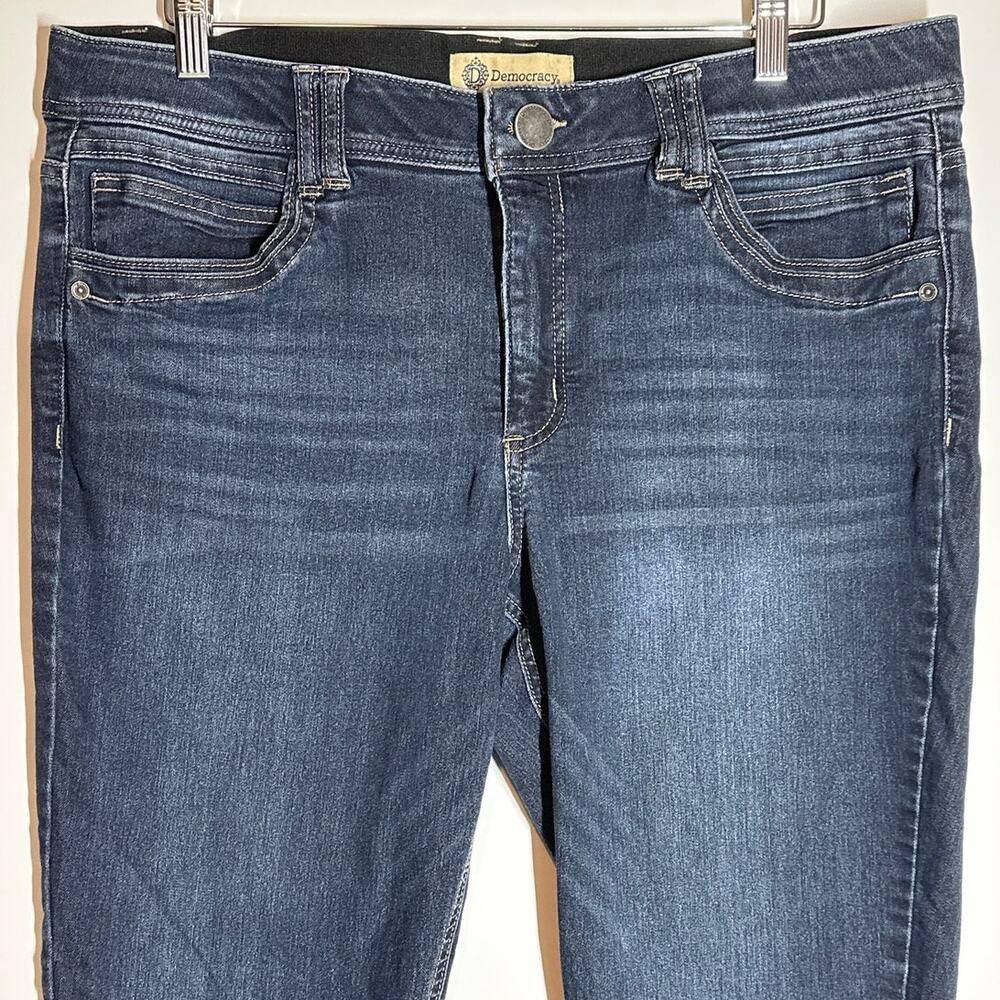 Democracy AB Solution Technology Skinny Jeans Blue Sz 16 B1248Q4V4XX Stretch - Picture 2 of 12